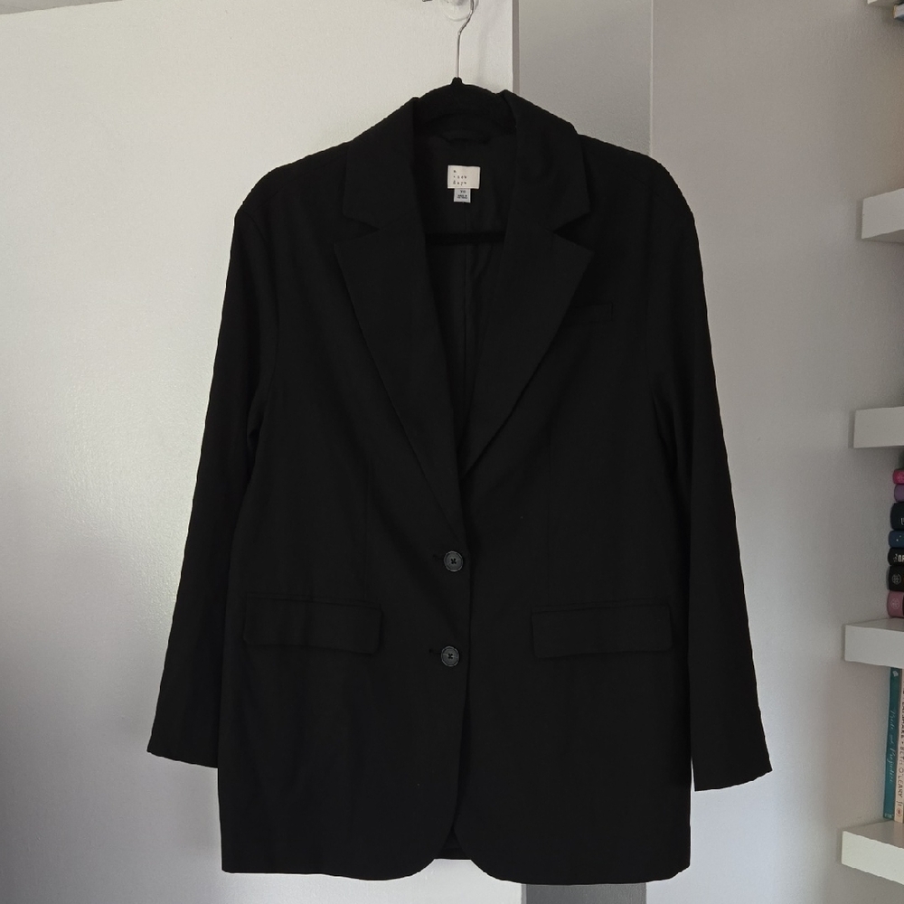 A NEW DAY NWOT Black Women's Blazer Classic Black Blazer Lightweight Blazer